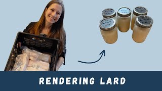 Rendering Lard - Easy Method for Busy Folks