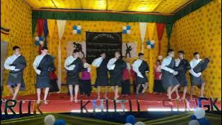 Tibetan Dance  Jampa Dolma by Mr. Jigme(Teacher) and Group XII B, @biswasras , 2023
