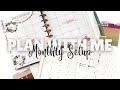 December Monthly Setup // How I use the monthly spreads in my Hemlock & Oak and Happy Planner