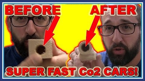 Make Your CO₂ Car Faster | Aerodynamics with a Wood Rasp