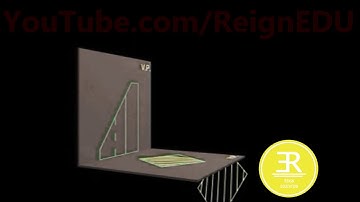 Front View and Top View of Section of Square Prism (Cuboid) - #ReignEdu Animation Series #ED93