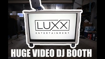 HUGE Custom Video DJ Booth Build