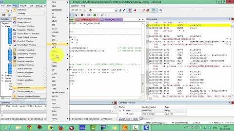 2 FRDM KL25Z4 ARM Programming in Assembly- Introduction of Keil Debug Window and Blinky Example