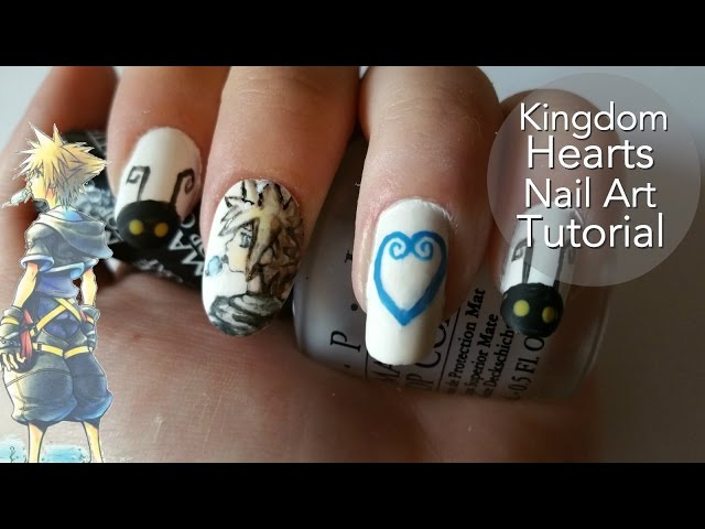 Kingdom Hearts Nail Art Tutorial Jessie Ginger