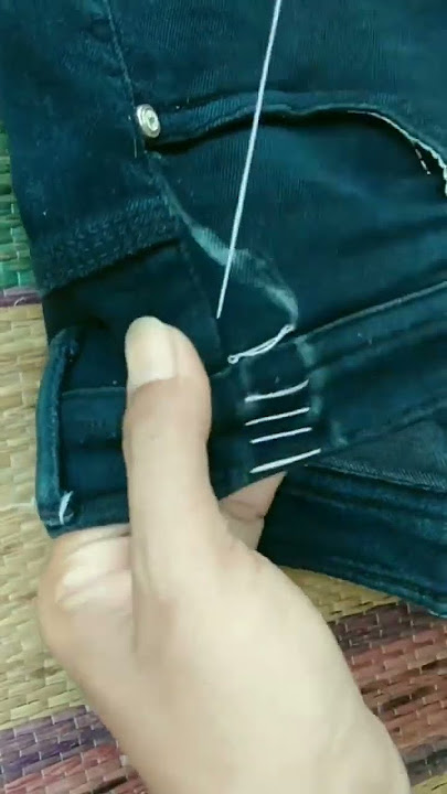 how to reduce the waist size of jeans that are too loose