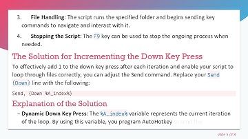 Automating Tasks with AutoHotkey: How to Loop Through Files and Perform Actions Efficiently