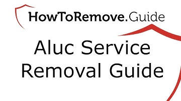 How to remove Aluc Service