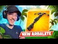 Faire top 1 avec la nouvelle arbalte mythique sur fortnite  vive les voitures  