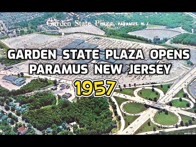 Garden State Plaza Opens 1957. Paramus New Jersey. 