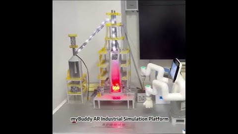 myBuddy 280 Pi I AR industrial simulation platform #shorts