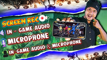 only game sound recorder | best screen recorder for free fire | bgmi hack 2.1