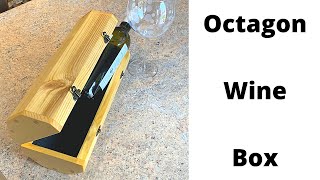 Do it yourself octagon wine box / how to make a wooden wine box👉 Free woodworking plans