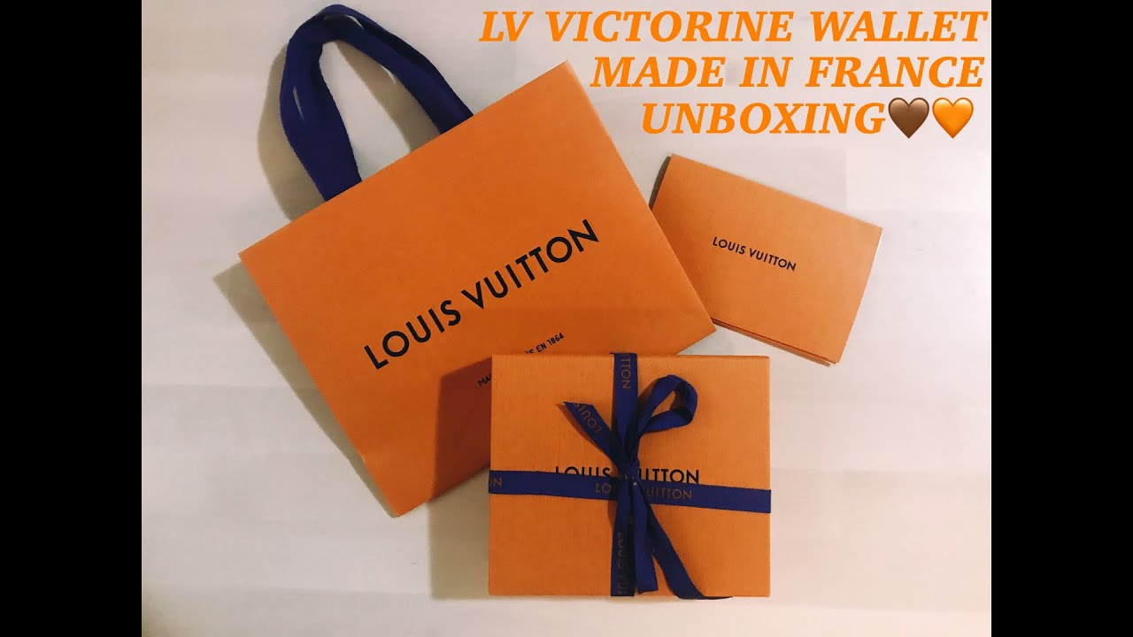 LOUIS VUITTON VICTORINE WALLET UNBOXING - YouTube