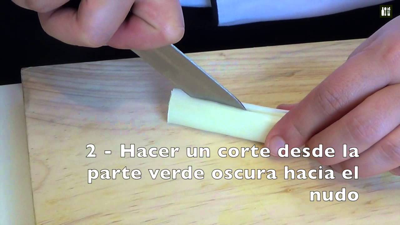 BBG / Demostración como picar cebolla larga / Procesador de