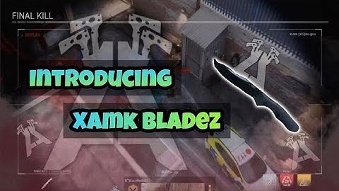 Introducing xAMK Bladez | Modern Warfare Knifing Montage | Edited by Himself
