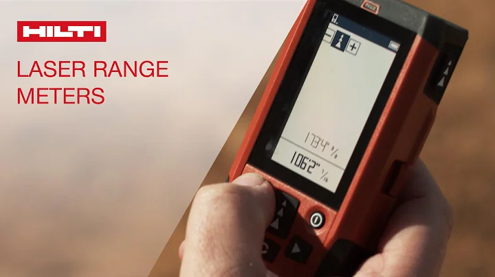 OVERVIEW of the Hilti laser range meters PD 5, PD-I and PD-E