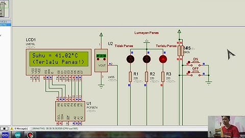 Simulasi Pengkontrol Suhu LM35 Menggunakan Arduino di Proteus