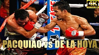 Manny Pacquiao vs Oscar De La Hoya | KNOCKOUT Highlights Boxing Fight | 4K Ultra HD