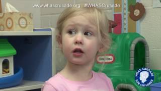 Child with speech delays making progress after scary time for family