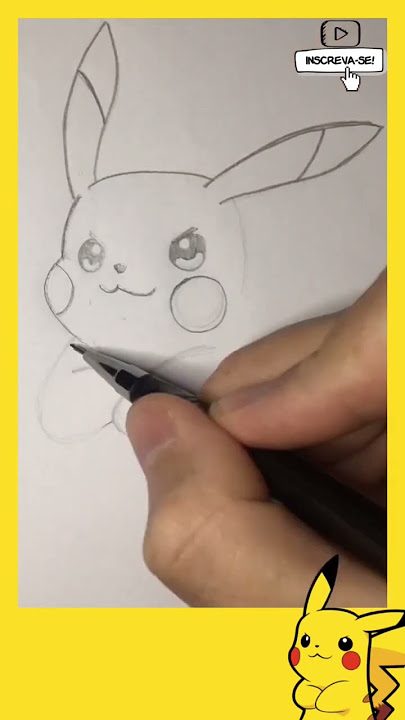 Como desenhar Pikachu a partir de formas básicas 