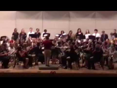 Mooresville Middle School 8th grade Christmas Concert Dec 2016