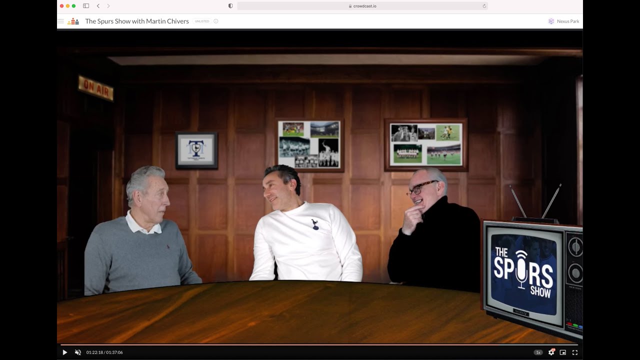 The Spurs Show Martin Chivers 12 Feb 2021 Live Lockdown Show