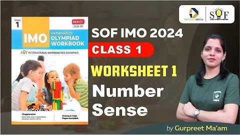 Class 1 Maths Olympiad  | Worksheet 1 | Number Sense | IMO Preparation