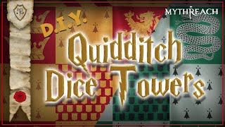 DIY Quidditch Dice Towers with FREE Templates