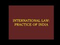 International law indian practice