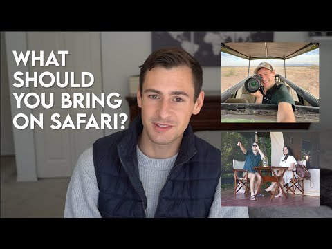 Vídeo: The Ultimate Packing List para o seu Safari Africano