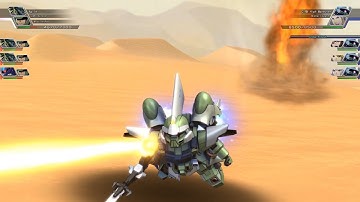 SD Gundam G-Generation Cross Rays - GINN High Maneuver All Animations