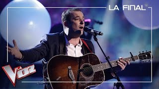 Video voorbeeld van "Javi Moya canta 'El sitio de mi recreo' | La Final | La Voz Antena 3 2019"
