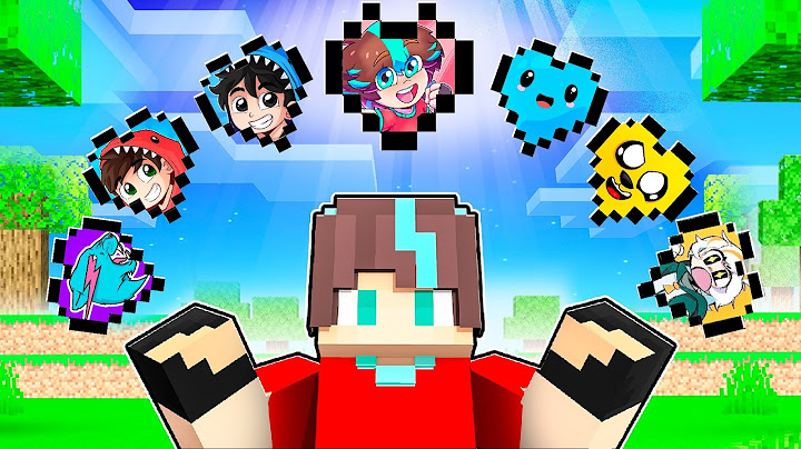 Minecraft BUT there are YOUTUBER HEARTS!😱💥