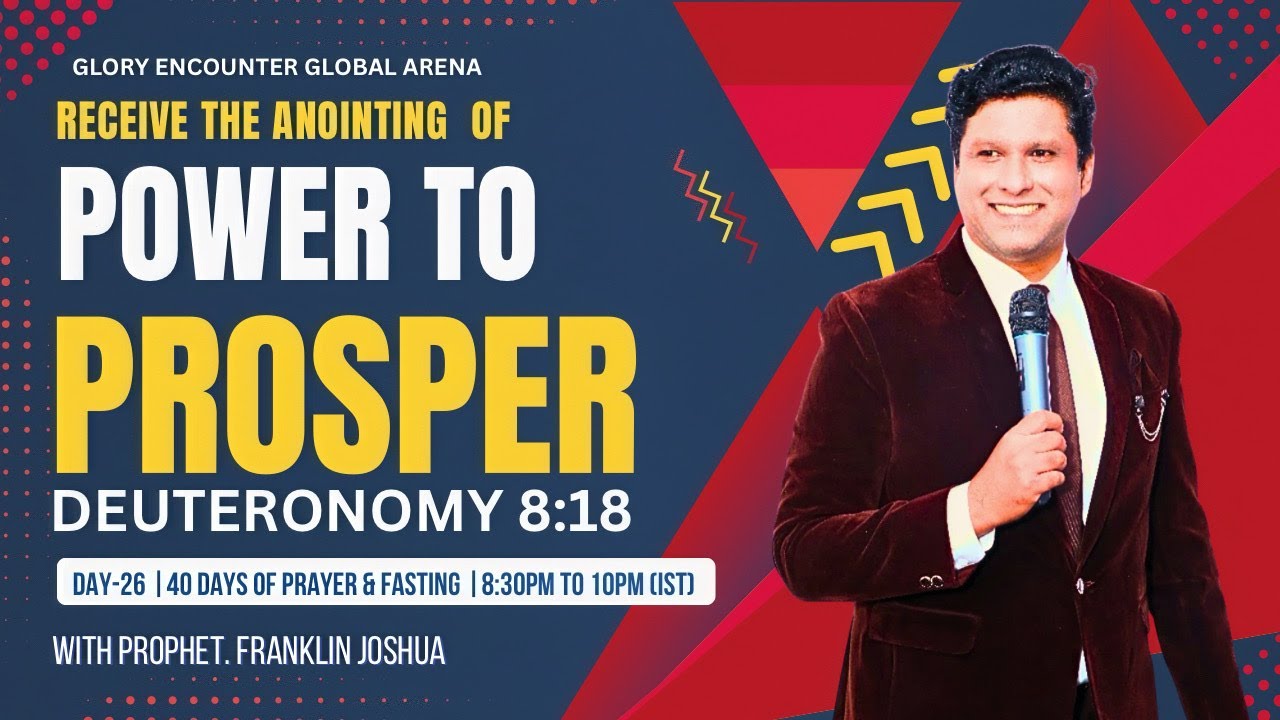 LIVE | DAY-26 | THE POWER TO PROSPER | PROPHET FRANKLIN JOSHUA