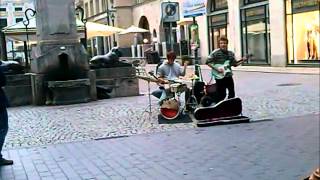 Dúo Italiano de música talento en la calle,Italian Duo of music talent in the street