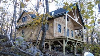 DIY: Building 24&#39; x 38&#39; Family House in the Forest by a Lake