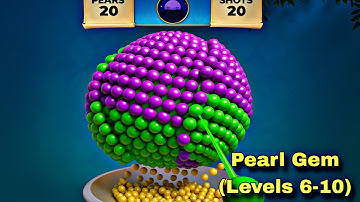 Pearl Gem - All Levels Gameplay Pop Pi (Levels 6-10)