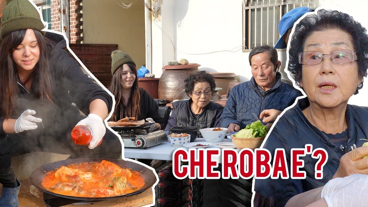 NONNA COREANA reagisce al pranzo che le ho preparato...