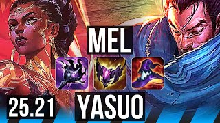 MEL vs YASUO (MID) | 54k DMG, Legendary | EUW Diamond | 25.21