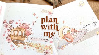 Plan with me  January, February & March 2024 Bullet Journal Set Up
