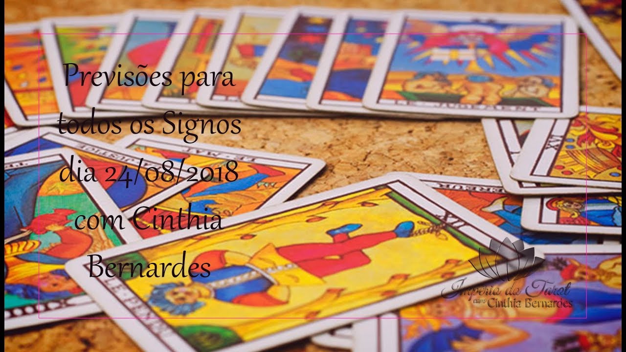 Tarot Previsões para todos os signos 24.08.2018 - YouTube