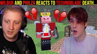 WilburSoot and Philza REACTS to Technoblade DEATH...(emotional) Technoblade❤️