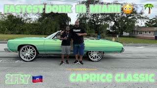 The fastest Caprice classic  Donk in Miami OMG  @2fly4ig93 #oldschool #miami #capriceclassic