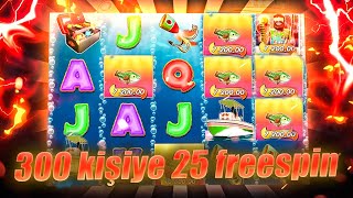 BİGGER BASS BONANZA l SPLASH&#39;DE 300&#39;DEN BONUS X10 YAPTIK 5 KİŞİYE HARÇLIK #biggerbassbonanza #casino