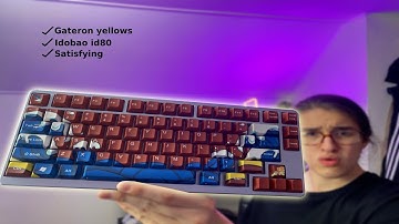 Building my first custom mechanical keyboard ⌨ | W/ sound test (SATISFYING)