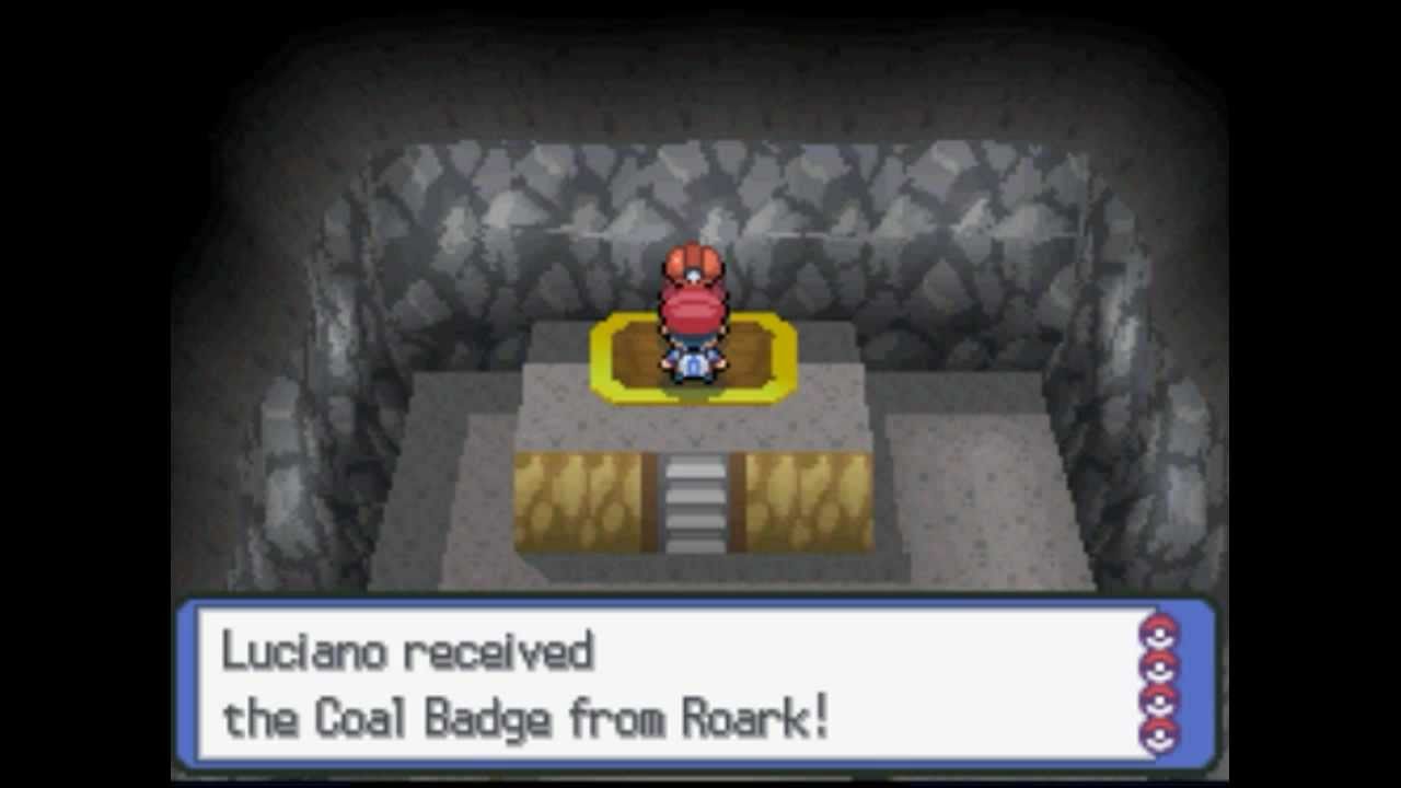 Pokemon Perfect Platinum Vs Roark YouTube