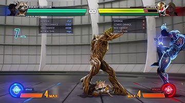 Rocket Raccon Strider Hiryu air tech MvCi
