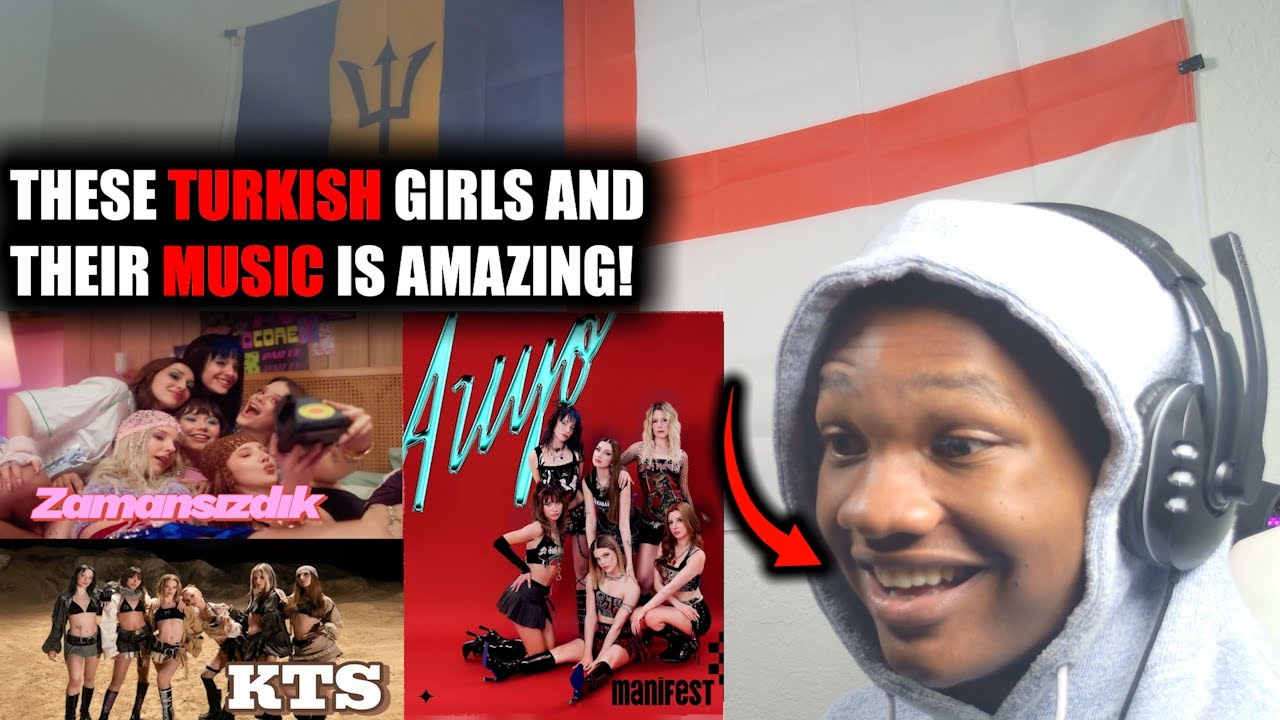 British guy react to manifest music reaction 3 songs Zamansızık Arıyo KTS first time watching