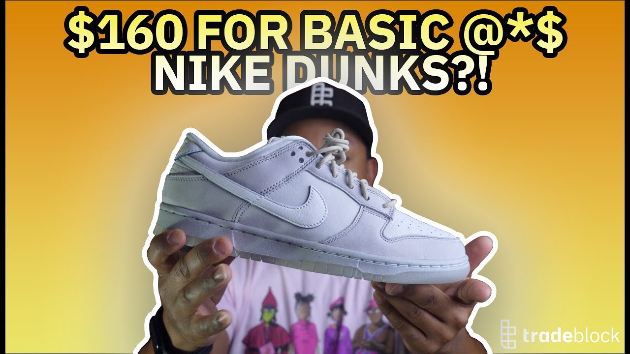 WOLF GREY PURE PLATINUM NIKE DUNKS REVIEW | Tradeblock - YouTube