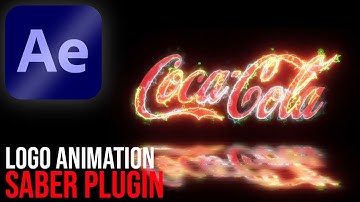 Logo Animation by using Saber Plugin in Adobe After Effects.